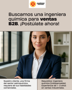 Ingeniera química - Ejecutiva Comercial Internacional