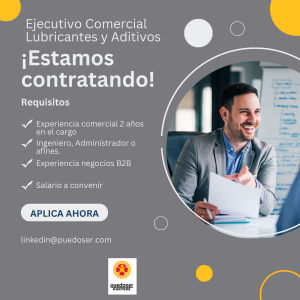 aviso ejecutivo comercial aditivos